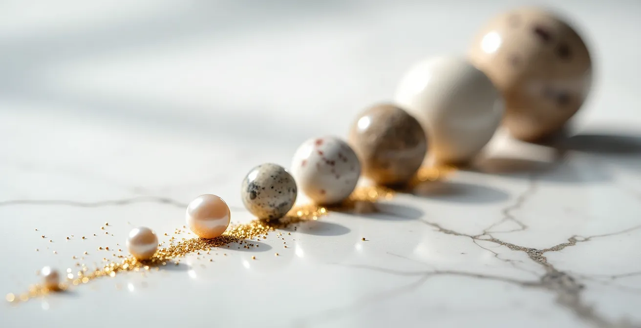 Metaphorische Darstellung des Schneeball-Prinzips beim Immobilienportfolio-Aufbau